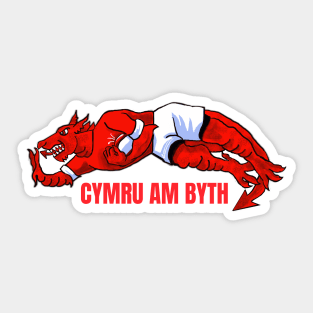 CYMRU AM BYTH WALES FOREVER Sticker